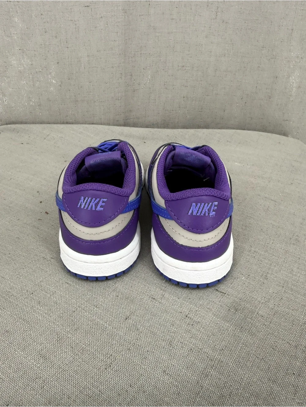 Toddler's Nike Dunk Low College Grey/Persian Violet (FB9107 007) - Sz 9c